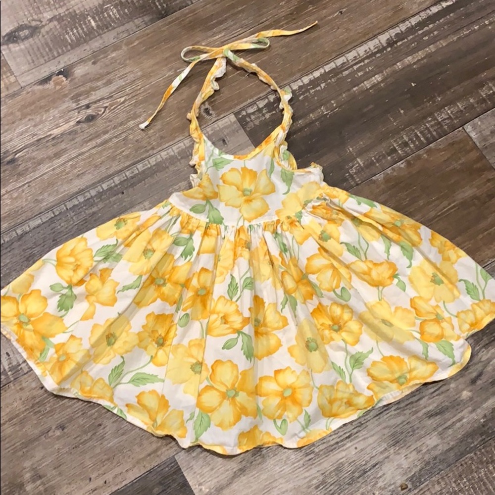 Floral halter dress